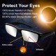 Solar Eclipse Glasses - 3 Pack Durable Plastic Eclipse Glasses for Direct Sun Viewing