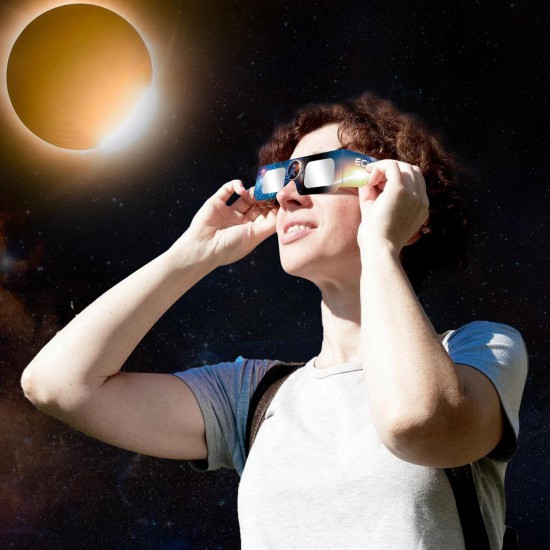 Solar Eclipse Glasses 12 Pack Solar Eclipse Glasses for Direct Sun Viewing